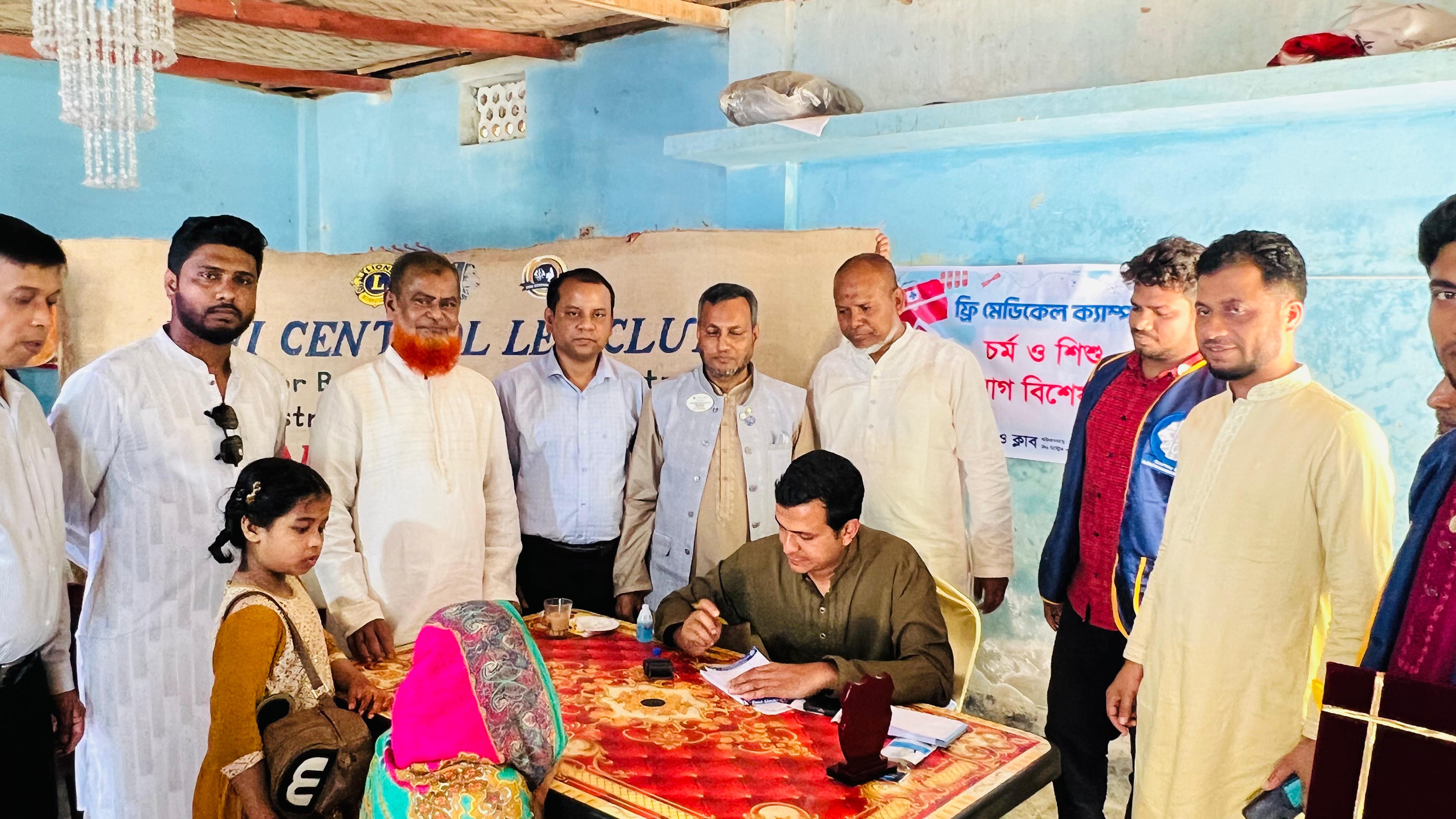 লিও ক্লাবের আয়োজনে ফ্রি মেডিকেল ক্যাম্প অনুষ্ঠিত