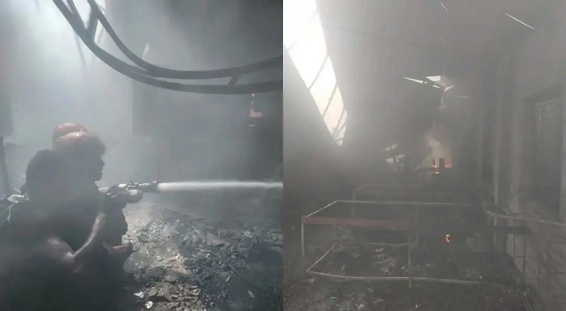 কেরানীগঞ্জের গ্যাসলাইট কারখানায় আগুনে নিহত ৫