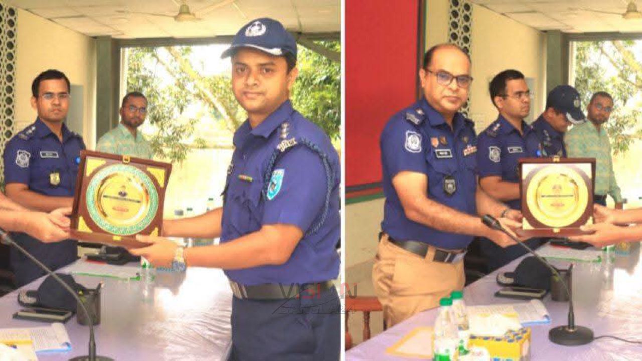 কুড়িগ্রামে আইন-শৃঙ্খলা ও মাদক প্রতিরোধে শ্রেষ্ঠত্বের পুরস্কার পেল ভুরুঙ্গামারী থানা পুলিশ 