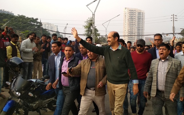 বাড্ডায় গণসংযোগে আতিক