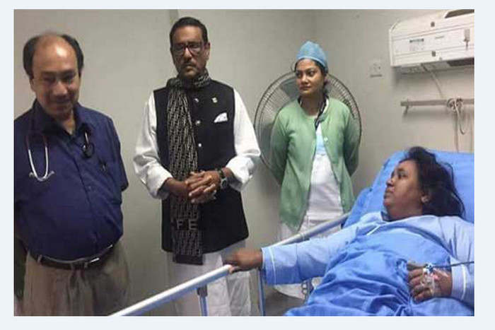 আইভীকে দেখতে গেলেন ওবায়দুল কাদের