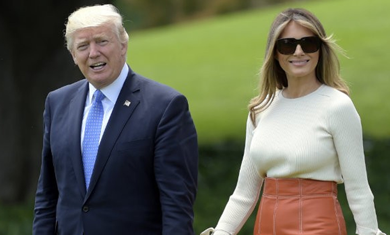 ট্রাম্প-মেলানিয়া দাম্পত্য সংকট দৃশ্যমান