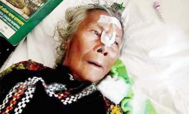 কাঁকন বিবির মরদেহ গ্রামের বাড়িতে