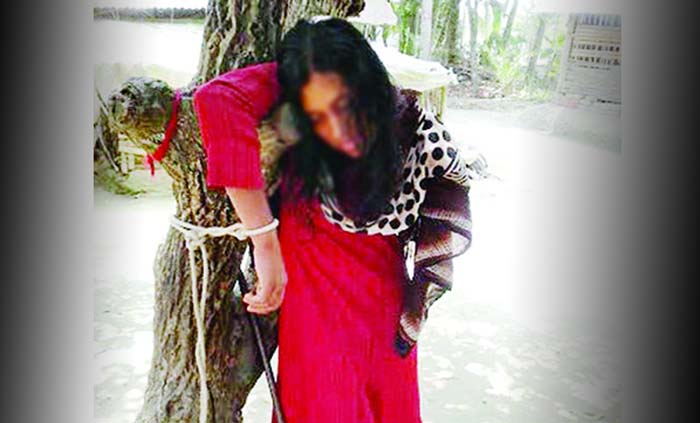 গৃহবধূকে গাছে বেঁধে অমানবিক নির্যাতন, গ্রেপ্তার ২