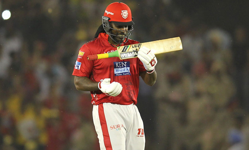 গেইলের শতরান দানবীয় ব্যাটিংয়ে পাঞ্জাবের জয়