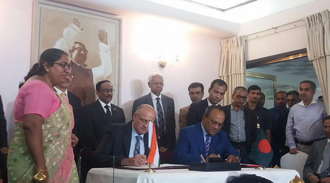 বাংলাদেশ-ভারতের মধ্যে ৬ সমঝোতা স্মারক সই