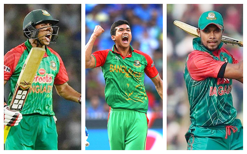 বিসিবির কেন্দ্রীয় চুক্তি থেকে বাদ সৌম্য-সাব্বির-তাসকিন!