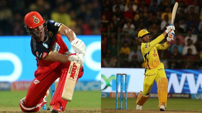 আইপিএলে ছক্কার রেকর্ড গড়লেন ধোনি-ডি ভিলিয়ার্সরা