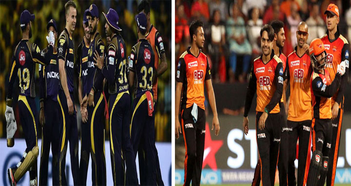 রাতে মুখোমুখি হায়দরাবাদ-কলকাতা