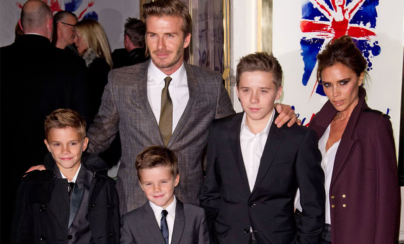 তিন ছেলেকে নিয়ে ডেভিড বেকহ্যামের দুঃখ