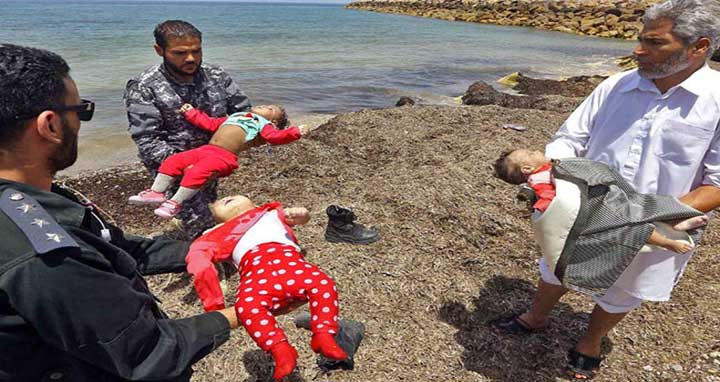 লিবিয়া উপকূলে নৌযানডুবিতে তিন শিশুসহ শতাধিক নিহত