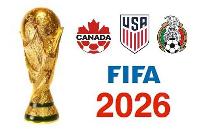 ২০২৬ ফুটবল বিশ্বকাপে আয়োজক তিনটি দেশ