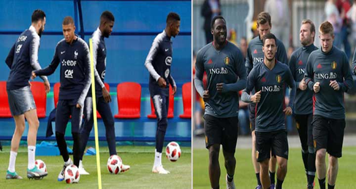 ফাইনালে ওঠার লড়াইয়ে রাতে মুখোমুখি ফ্রান্স-বেলজিয়াম