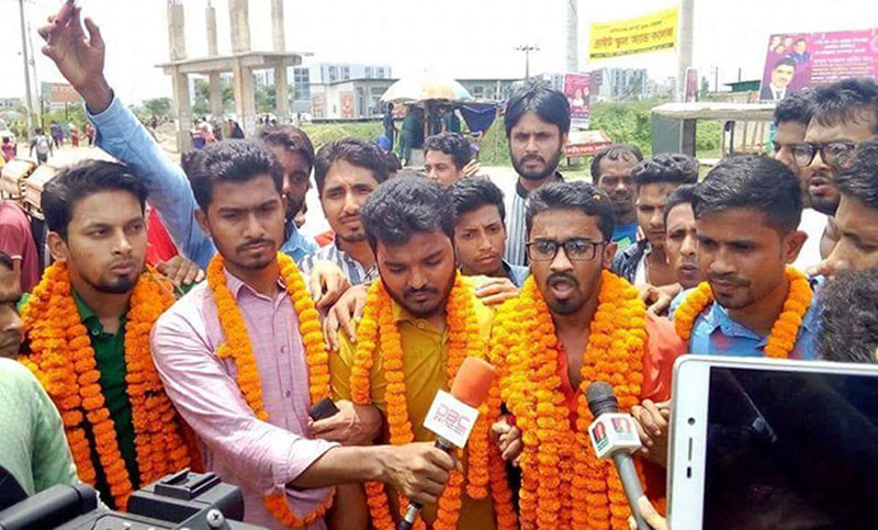 রাশেদসহ ১০ শিক্ষার্থীর কারামুক্তি