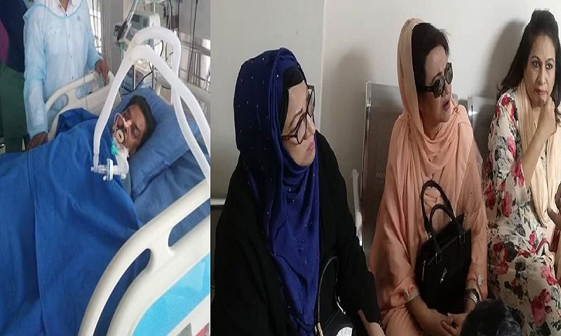 অসুস্থ আমজাদ হোসেনকে দেখতে হাসপাতালে সুচন্দা-ববিতা-চম্পা