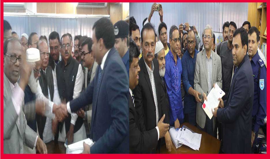 ঠাকুরগাঁওয়ে আচরণবিধি লঙ্ঘন করে হেভিওয়েট দুই প্রার্থীর মনোনয়নপত্র দাখিল