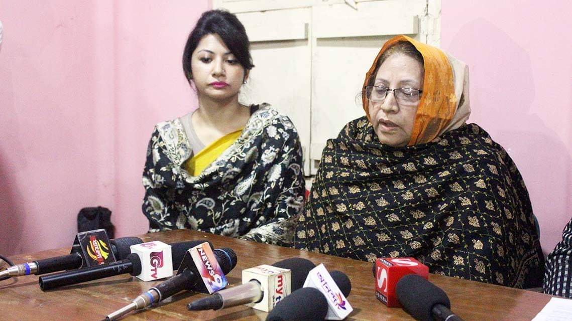 ঠাকুরগাঁওয়ে মির্জা ফখরুলের সহধর্মীনির উপর হামলার চেষ্টা: সংবাদ সন্মেলন