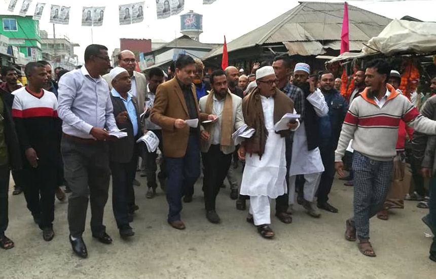 বঙ্গবন্ধুর ভাগ্নের মোংলায় নৌকা প্রতীকের প্রচারণা ও জনসংযোগ