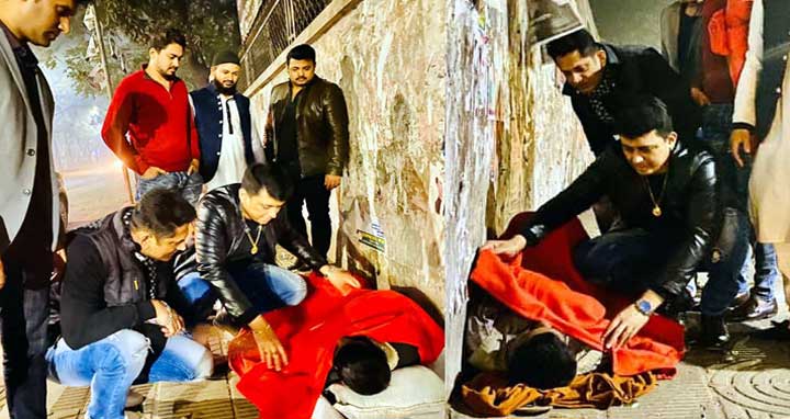 শীতার্তদের পাশে চলচ্চিত্রের শিল্পীরা