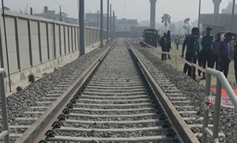 মেট্রোরেলের লাইন বসানোর কাজ উদ্বোধন করলেন সেতুমন্ত্রী