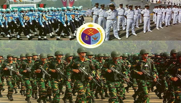 করোনা প্রতিরোধে কাজ করবে সেনা, নৌ ও বিমানবাহিনী