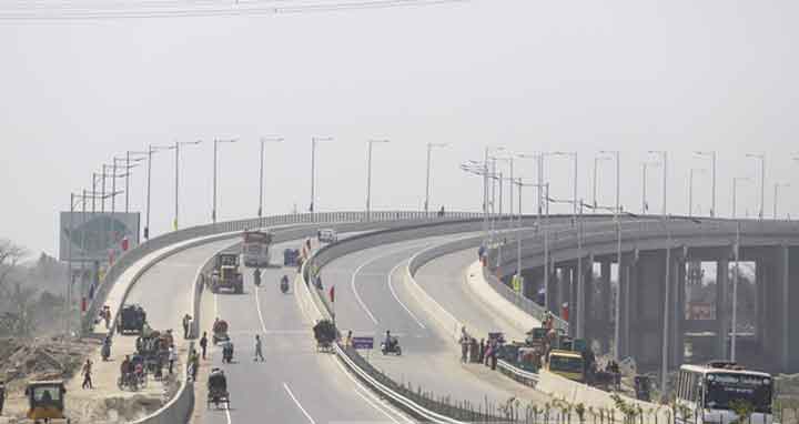 দেশের প্রথম এক্সপ্রেসওয়ে উদ্বোধন