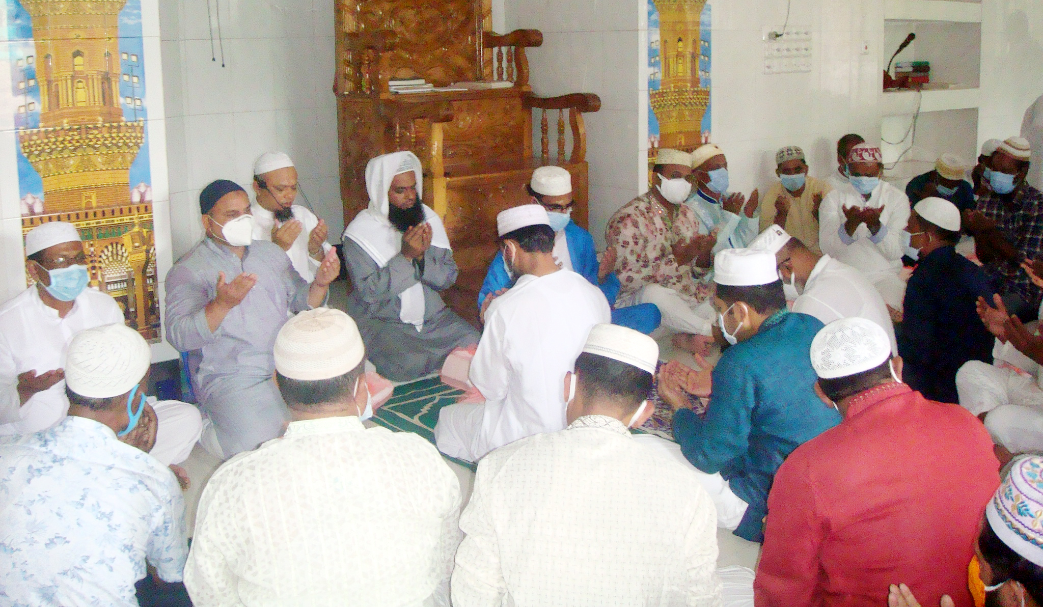 আগৈলঝাড়ায় সাহান আরা আব্দুল্লাহ’র চেহলাম উপলক্ষে দোয়া-মোনাজাত ও প্রার্থনা সভা অনুষ্ঠিত