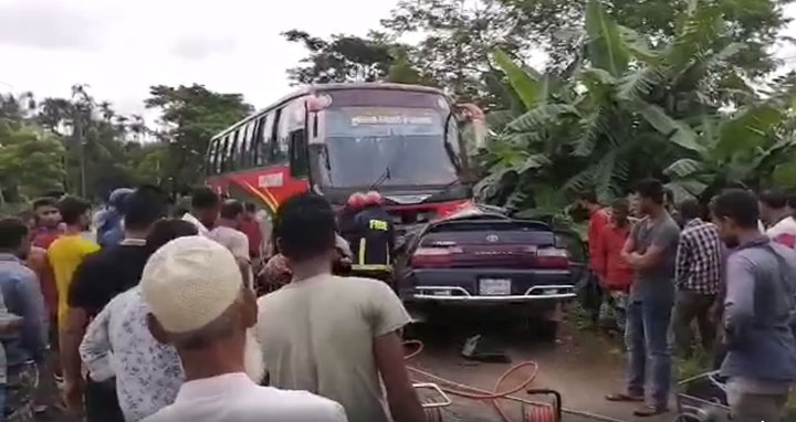 সিলেটে সড়ক দুর্ঘটনায় একই পরিবারের ৫ জন নিহত