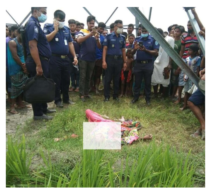 নীলফামারী সৈয়দপুরে ধানক্ষেতে মিললো গৃহবধূর লাশ