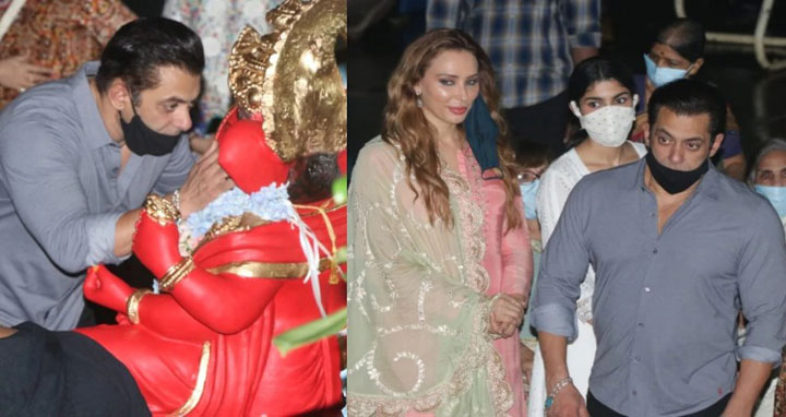 প্রেমিকা নিয়ে গণেশ পূজা সারলেন সালমান