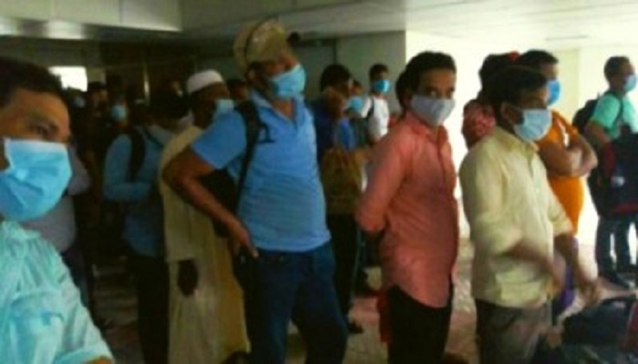 বিদেশফেরত ৮৩ বাংলাদেশি কারাগারে