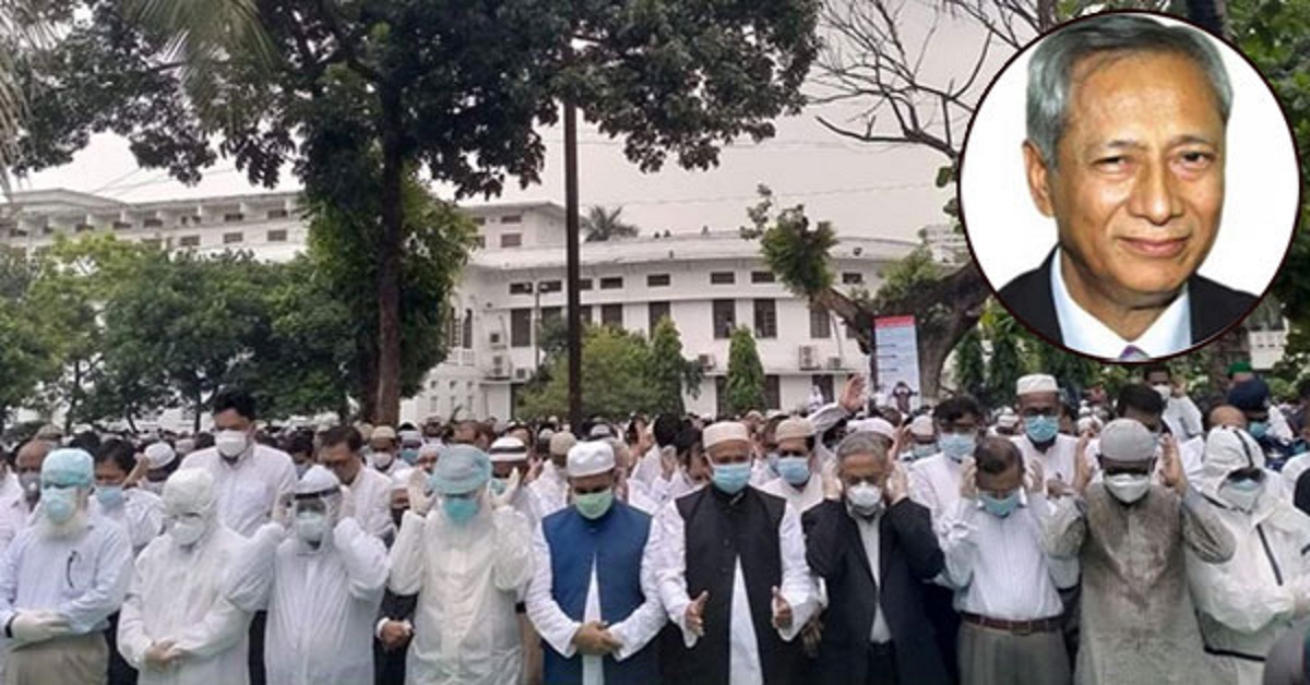 মাহবুবে আলমের জানাজা সম্পন্ন