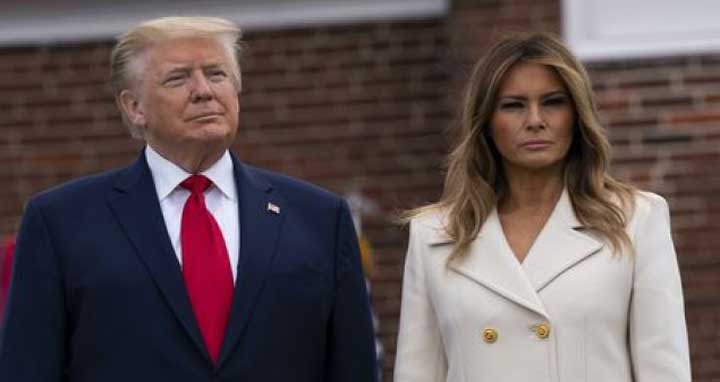 ট্রাম্প ও তাঁর স্ত্রী করোনায় আক্রান্ত