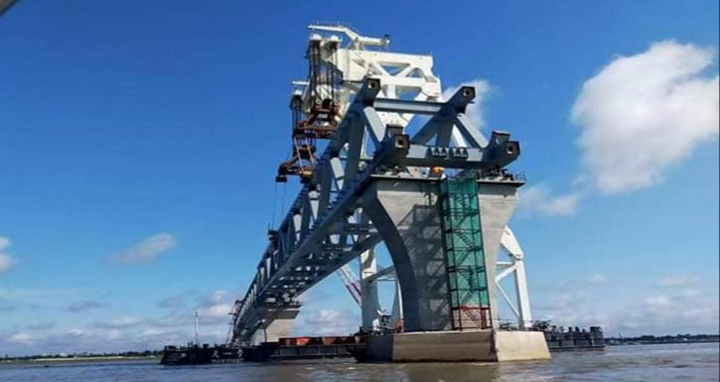 পদ্মা সেতুর ৩৫তম স্প্যান বসছে আজ