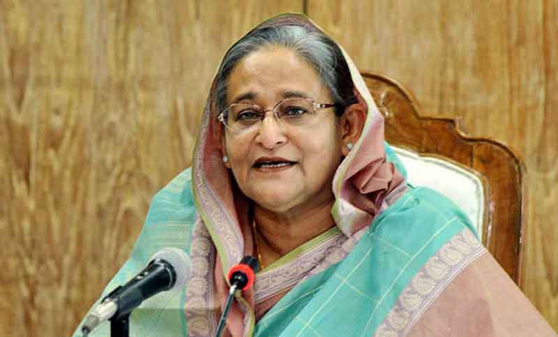 বঙ্গবন্ধু রেল সেতুর ভিত্তিপ্রস্তর স্থাপন করলেন প্রধানমন্ত্রী