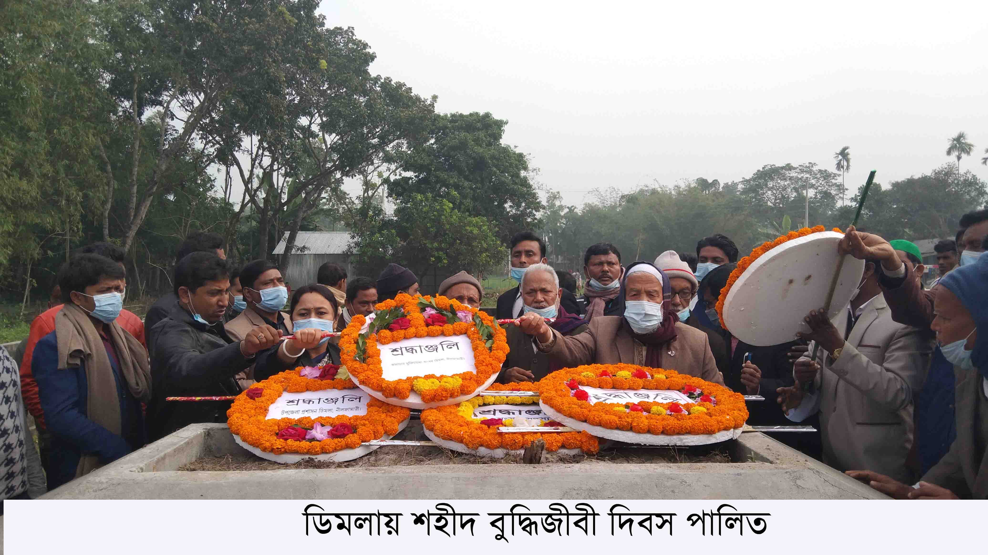 ডিমলায় শহীদ বুদ্ধিজীবী দিবস পালিত
