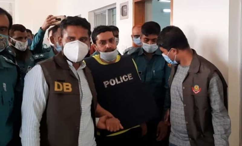 দুই মামলায় ফের ছয় দিনের রিমান্ডে গোল্ডেন মনির