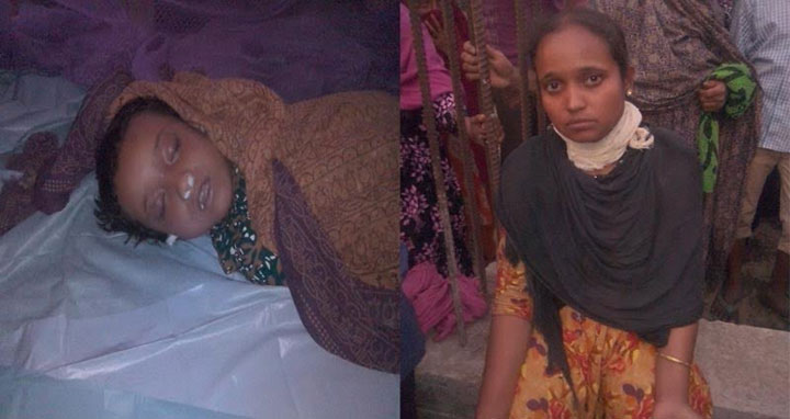 পার্বতীপুরে শিশু কন্যাকে গলা টিপে হত্যা করল মা