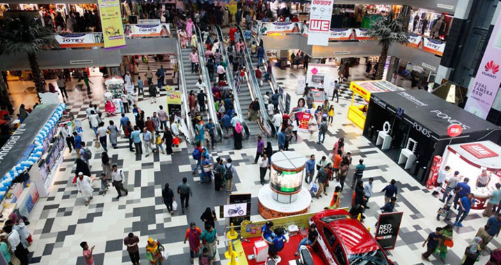 শপিংমল ও দোকানপাট খোলার সময় বাড়ল