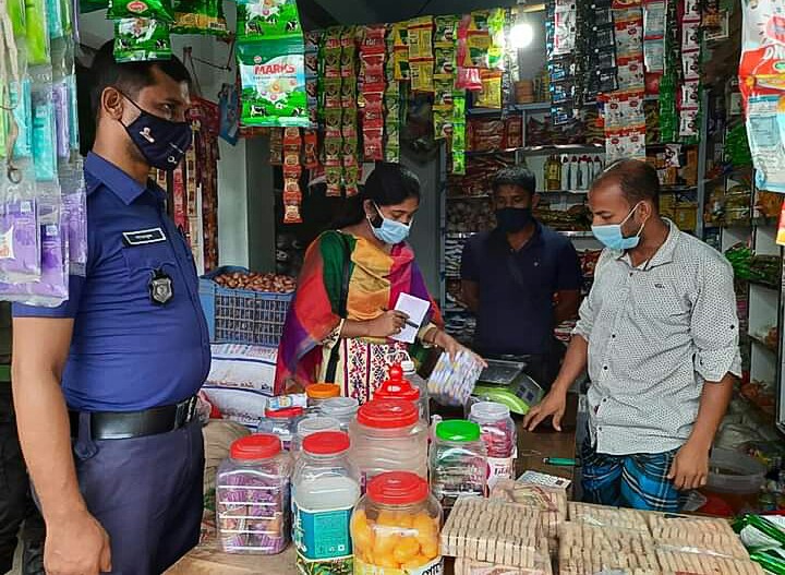 মাধবপুরে ভ্রাম্যমান আদালতের জরিমানা