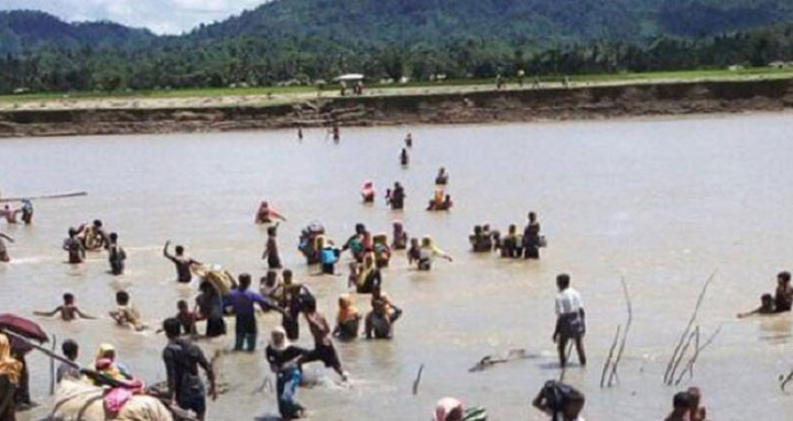 নাফ নদী থেকে এক নারী ও দুই রোহিঙ্গা শিশুর মৃতদেহ উদ্ধার