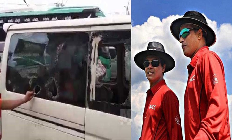 মাঠে যাওয়ার পথে সাভারে আক্রমণের শিকার ডিপিএলের আম্পায়াররা