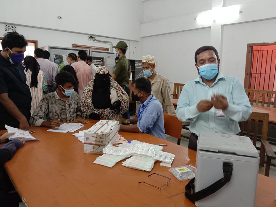 গজারিয়ায় ইউনিয়ন পর্যায়ের গণটিকাদান কর্মসূচি শুরু