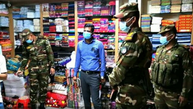 মাধবপুরে বিধিনিষেধ অমান্য করায় ভ্রাম্যমাণ আদালতে মামলা ও জরিমানা