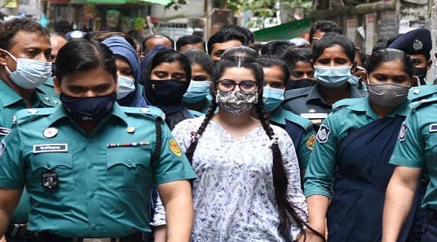 পরীমনিকে ফের কারাগারে পাঠানোর নির্দেশ