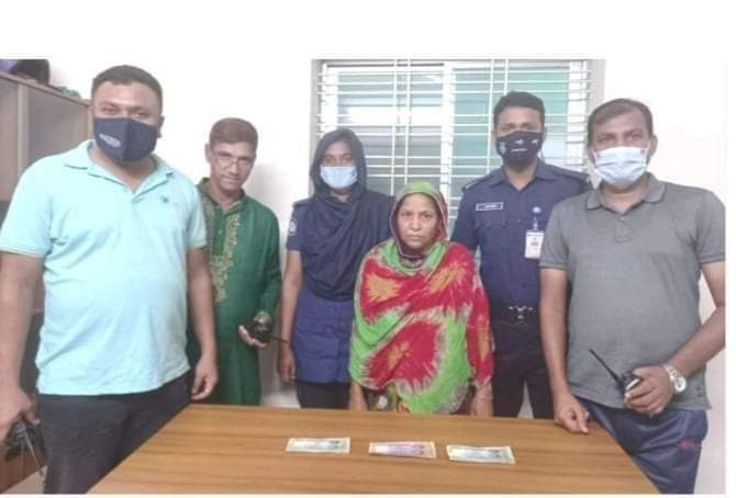 যশোরে জাল টাকার নোটসহ নারী ব‍্যবসায়ী আটক