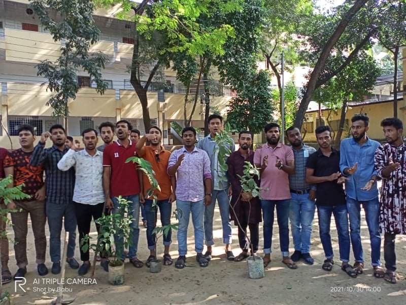 ছাত্রলীগ সভাপতি জয়ের জন্মদিনে বাঙলা কলেজ ছাত্রলীগের বৃক্ষরোপণ কর্মসূচি, দোয়া মাহফিল, কেক কাটা