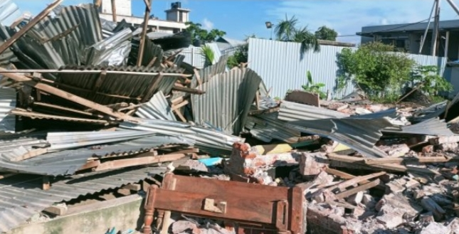 ত্রিশালে দোকানপাটসহ ২০টি ঘরে হামলা ভাংচুর ঘটনায় ৮ জনের বিরুদ্ধে মামলা