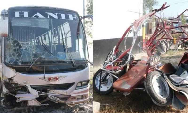 গাইবান্ধায় বাসের ধাক্কায় ইজিবাইকের ৬ যাত্রী নিহত