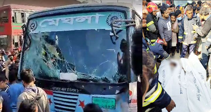 গুলিস্তানে বাসের ‘ব্রেক ফেল’, দুই পথচারীর মৃত্যু